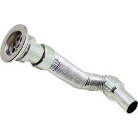 Resim YYB Körüklü Lavabo Hortumu Krom 