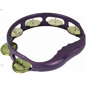 Resim Yerli Kına Tefi Plastik Bordo 