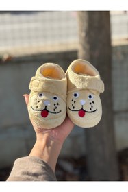 Resim Bold Boutique Sevimli Figürlü Çocuk Panduf , Çocuk Kreş Ayakkabısı 