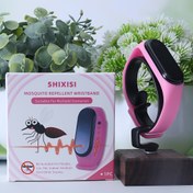 Resim Elektronik Sivrisinek Kovucu Silikon Bileklik - Kimyasız Fiziksel Sivrisinek Kovucu, Ayarlanabilir Kayış, Pembe & Siyah Tasarım, Seyahat ve Ev Kullanımı için Pil ile Çalışan, Erkekler & Kadınlar için Unisex 