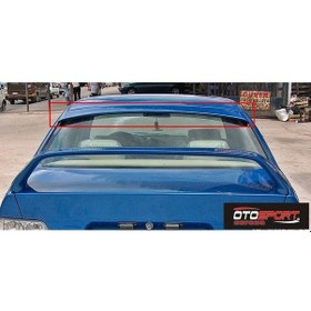 Resim Bmw E36 Sedan Cam Üstü Spoyler Fiberglass Boyasız 