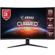 Resim MSI 31.5 G321CU 3840x2160 (UHD) 16:9 CURVE 1500R VA 144HZ 1MS FREESYNC PREMIUM GAMING MONITOR 