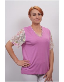 Resim Sude Kadın Kagi Penye Bluz 2144 