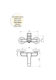 Resim Karen Banyo Robin Banyo Bataryası, Krom, Cisa 47503 krom 