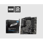 Resim MSI Pro B760m-a Wıfı Ddr5 Intel B760 Soket 1700 Ddr5 6800(OC)mhz Matx Gaming (OYUNCU) Anakart 