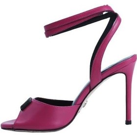 Resim Poletto Hakiki Deri Fusya Sandalet Topuklu 6564 204 V1-2351 Fuşya 