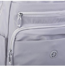 Resim Nas Bag Unisex Büyük Boy Çok Gözlü Su Geçirmez Sırt Çantası Gri 