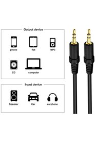 Resim aogo 10 Metre 3.5mm Stereo Aux Kablosu Aux Erkek Erkek 3.5mm Ses Kablosu 10m Audio Cable 
