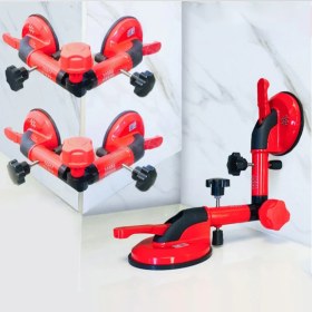 Resim Çiftli Ayarlanabilir Vantuz Vakum Aparatı Granit Fayans Mermer Taşıma Birleştirme Hizalama Düzeltme 