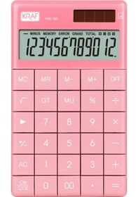 Resim Kraf Hesap Makinesi Pembe Hm-180 Pembe 