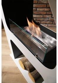 Resim Rehome Korflame Camino Bacasız Şömine Beyaz 