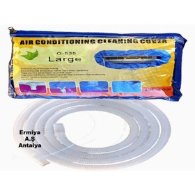 Resim Ermiya Klima Temizleme Brandası 24 Bin Btü Klima Için Hortum Eldiven Fırça 