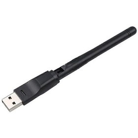 Resim Rt5370 Kablosuz Kart Taşınabilir 2.4g 150mbps Usb Wifi Adaptörü Wifi Anten Usb Wifi Alıcısı Pc Ve Tv Kutusu İçin Siyah 