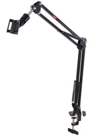 Resim Lastvoice Profesyonel Masa Tipi Mikrofon Standı (35x35 Cm) Telefon Tutucu 