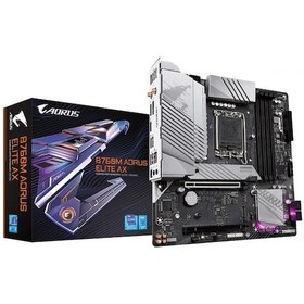 Resim Gigabyte B760M Aorus Elite AX Wifi 6E DDR5 HDMI DP PCLE 16X V 5.0 Anakart 