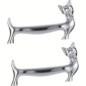 Resim 2 adet Kedi Şeklinde Çatal Tutucu, Yemek Kaşığı Tutucu, Çatal Tutucu, Masa Dekorasyonu için Çatal Tutucu, Keskinlik Temiz Tutma ve Rulo Olma Önleme, Keskinlik Tutucu, Mutfak Aksesuarı, Kaşık Düzenleyici, Masa Kaşığı Tutucu, Çatal Yardımcısı 