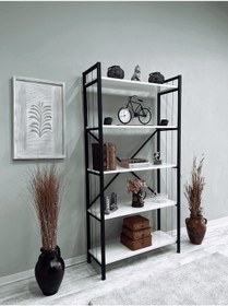 Resim Tanraf Erciyes Telli White Kitaplık 