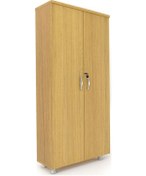 Resim Modüler Dünyası Tam Kapak Kitaplık Dosya Dolabı Teak - 80X38X188 Teak 