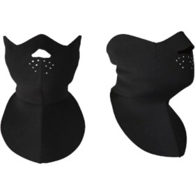 Resim Motosiklet Neopren Uzun Balaklava Güneş Koruyucu Rüzgar Geçirmez Motor Maske Yüz Koruma 