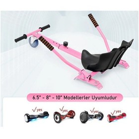 Resim HoverKart Elektrikli Kaykay Hoverboard Aparatı Tüm Modellerle Uyumlu Pembe 