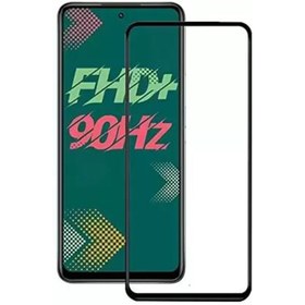Resim Microcase Infinix Hot 11S Tam Kaplayan Çerçeveli Tempered Ekran Koruyucu - Siyah 