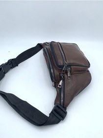 Resim Nahitatyana Unisex Kahve Çok Cepli Hakiki Deri Freebag Bel Çantas Kahve - Kahve 