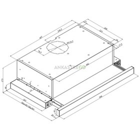 Resim Silverline Sılverlıne 1140 Crystal 60 Cm Beyaz Aspiratör 