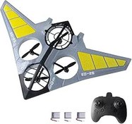 Resim Hanzete Köpük Uzaktan Kumandalı Drone 2.4GHz Uzaktan Kumandalı Uçak 360 ° Dublör Rotasyon Çocuklar Çocuklar için 3 Pil 