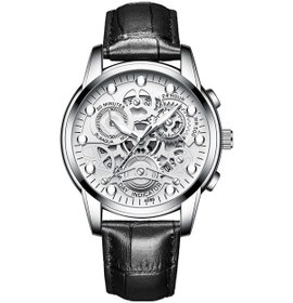 Resim Sones Bınbond B5552 Aydınlık Çok Fonksiyonlu İş Takvimi Kuvars Saat Siyah Çelik-siyah-altın 