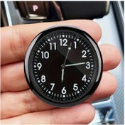Resim Mini Kuvars Araba Saati ile Luminous Siyah Kadran - Yüksek Hassasiyet, Kurulum Gerektirmez, Yapışması Kolay, Araba İçleri için Mükemmel, Araba Saati, Araba Aksesuarı, Şık Tasarım, Dayanıklı Yapı 