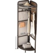 Resim Qqtabc Alan Kullanımı Köşe Portmanto Zeminden Tavana (Yurt Dışından) 