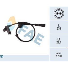 Resim Fae 78376 Abs Devir Sensor Kablosu On T4 701927807A Wm892429 