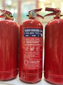 Resim 2 Kg Kuru Kimyevi Tozlu Yangın Söndürme Cihazı 