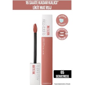 Resim Maybelline New York Super Stay Matte Ink Likit Ruj 65 Seductress 