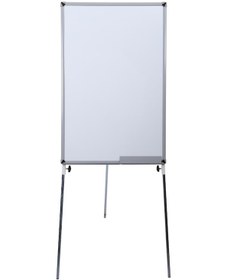 Resim 60X85 Teleskopik Ayaklı Beyaz Laminat Yazı Tahtası 