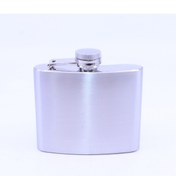 Resim stainless steell Mat Krom Cep Matarası-Flask 5 Oz 