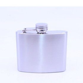 Resim stainless steell Mat Krom Cep Matarası-Flask 5 Oz 