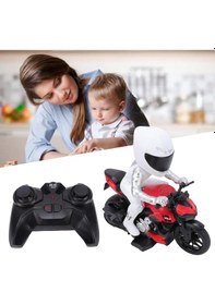 Resim Uzaktan Kumandalı Hızlı Işıklı Şarjlı Motorsiklet 1/10 21 Cm Çok Renkli 