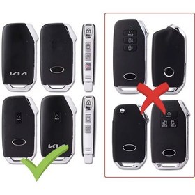Resim Kia Ceed Smart Şeffaf Anahtar Kılıfı Aksesuar 