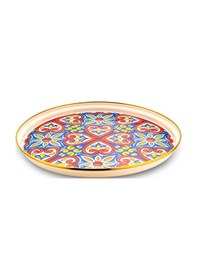 Resim Emsan Solemar Emaye Tepsi 31 Cm Eskitme Kahverengi 