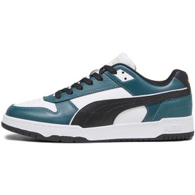 Resim Puma RBD Game Low Erkek PUMA White-Black-Malachite Spor Ayakkabı - 386373 21 