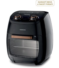 Resim HFP90.000BK 2000 Watt Kapasiteli Air Fryer+ Fırın 11L 