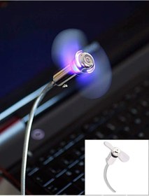 Resim Sl-uf02 Aç/kapa Düğmeli Usb Vantilatör - Akrobat Usb Fan Led Işık 