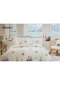 Resim Özdilek Mariner Tek Kişilik Nevresim Takımı Beyaz Beyaz 