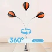 Resim Yüksekliği Ayarlanabilir Dayanıklı Boks Torbası, 130-150cm Yükseklik, Sağlam Demir Çerçeve, Güçlü Vantuz Tabanı, Yetişkinler İçin Boks Ekipmanı 