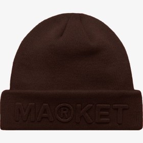 Resim Market Knit Erkek Kahverengi Bere 