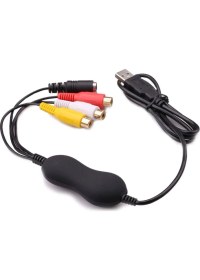 Resim Ezcap 158 Universal USB 2.0 Rca Hi8 Cvbs Composit S-Video Görüntü Ses Yakalama Capture Kartı Canlı Video Paylaşım Cihazı 