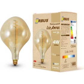Resim Orbus Dekoratif LED Ampul Amber 4W 350LM PSA165 