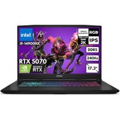 Resim MSI Katana 17 HX B14WGK-048XTRHMF4 i9-14900HX 24 GB 1 TB SSD RTX5070 17.3" Dos Dizüstü Bilgisayar 