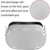Resim Tongxida Oculus Quest 2 Kırmızı İçin Vr Darbeye Dayanıklı Toz Geçirmez Kapak, 16.5x8.5x8.5cm, 47.5g, Sanbuyos 